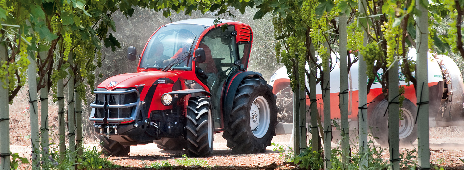 TGF 9900 Low Profil tractor for Vineyards or Orchard